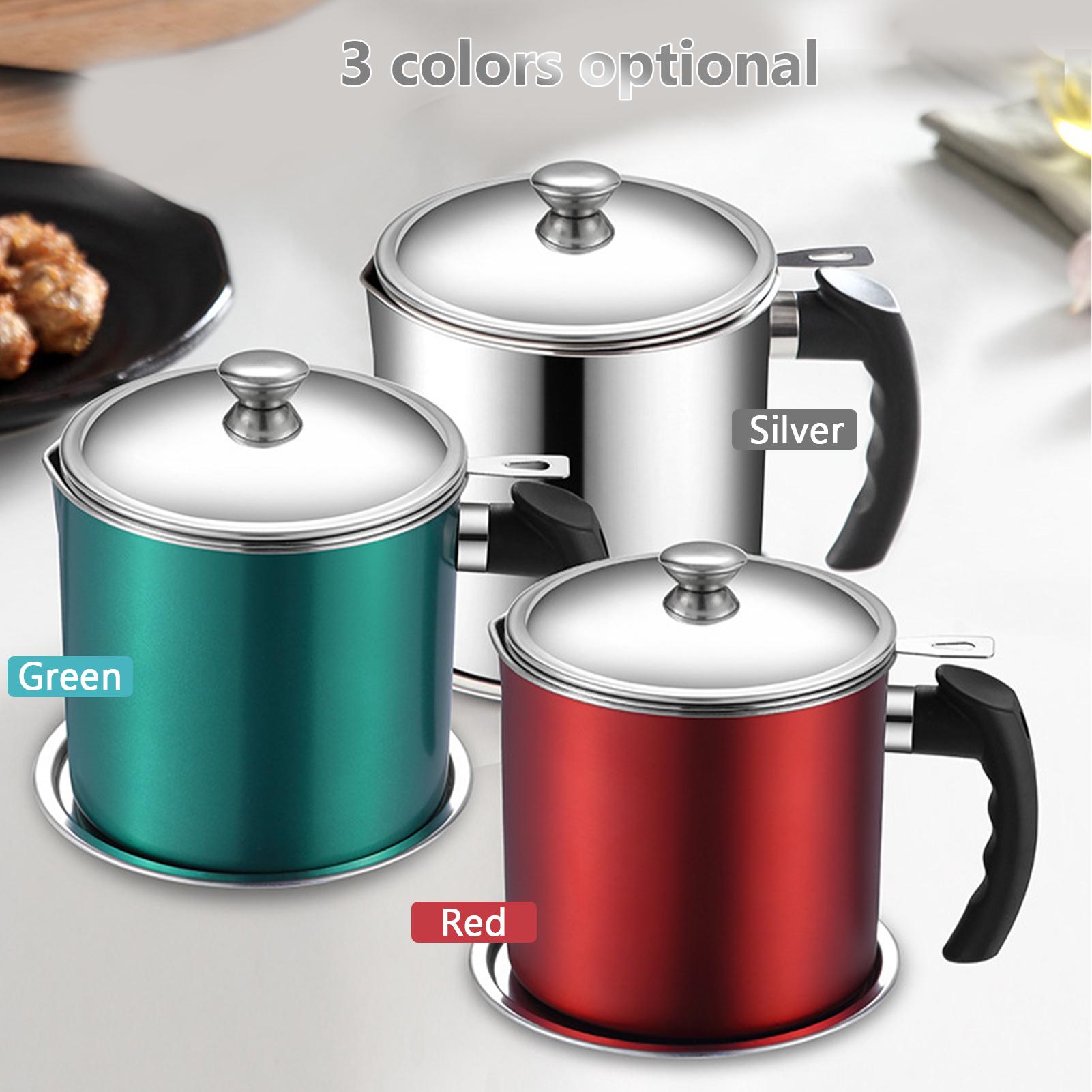 Nồi Lọc Dầu Mỡ Lưới Mịn Thép Không Gỉ Tiện Nghi