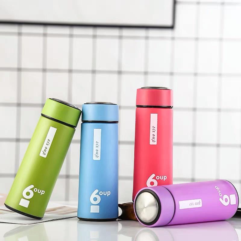 Bình Nước Thủy Tinh 450ml Có Bọc Nhựa Chống Nóng,An Toàn