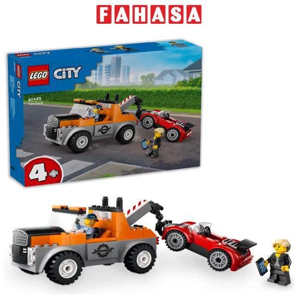 Đồ Chơi Lắp Ráp Xe Tải Đầu Kéo Và Xe Thể Thao - Tow Truck and Sports Car Repair - Lego City 60435 (101 Mảnh Ghép)