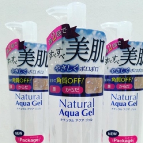 Gel Tẩy Tế Bào Chết Cure Natural Aqua Gel 250g (Combo 250g Và Set 24ml)