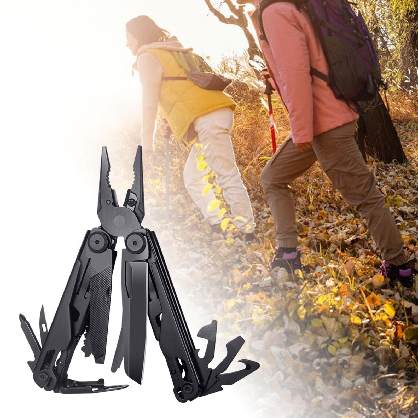 Multitool Pliers Screwdriver, Folding Pocket , Multi Tool Birthday Gift, Multifunctional Tool Bottle Opener Scissors for Survival Outdoor