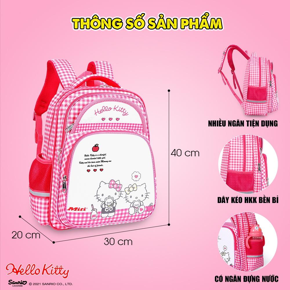 Balo Học Sinh Hello Kitty Siêu Nhẹ Dành Cho Bé Gái BL1077WL_KIT3