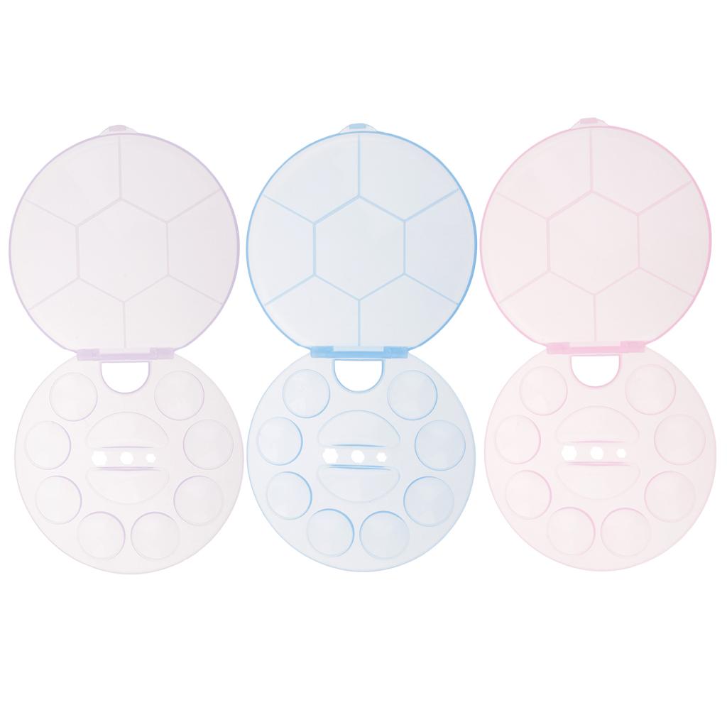 3pcs Paint Palette Paint Box Container for Watercolor Acrylic oil painting