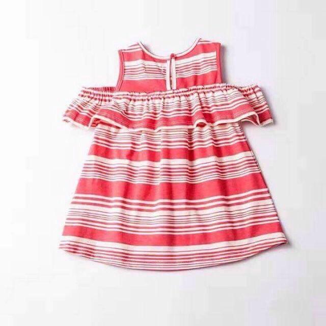 Áo váy pumpkin patch xuất xịn rớt vai cho bé gái 2y sale