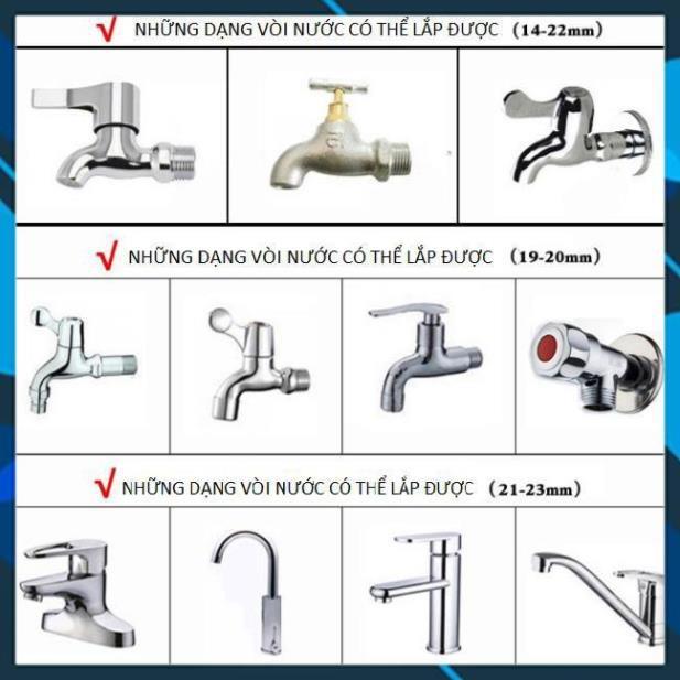 ️ Bộ dây vòi xịt nước rửa xe, tưới cây , tăng áp 3 lần, loại 15m 206701-1 đầu đồng,cút đồng,+ mở chai