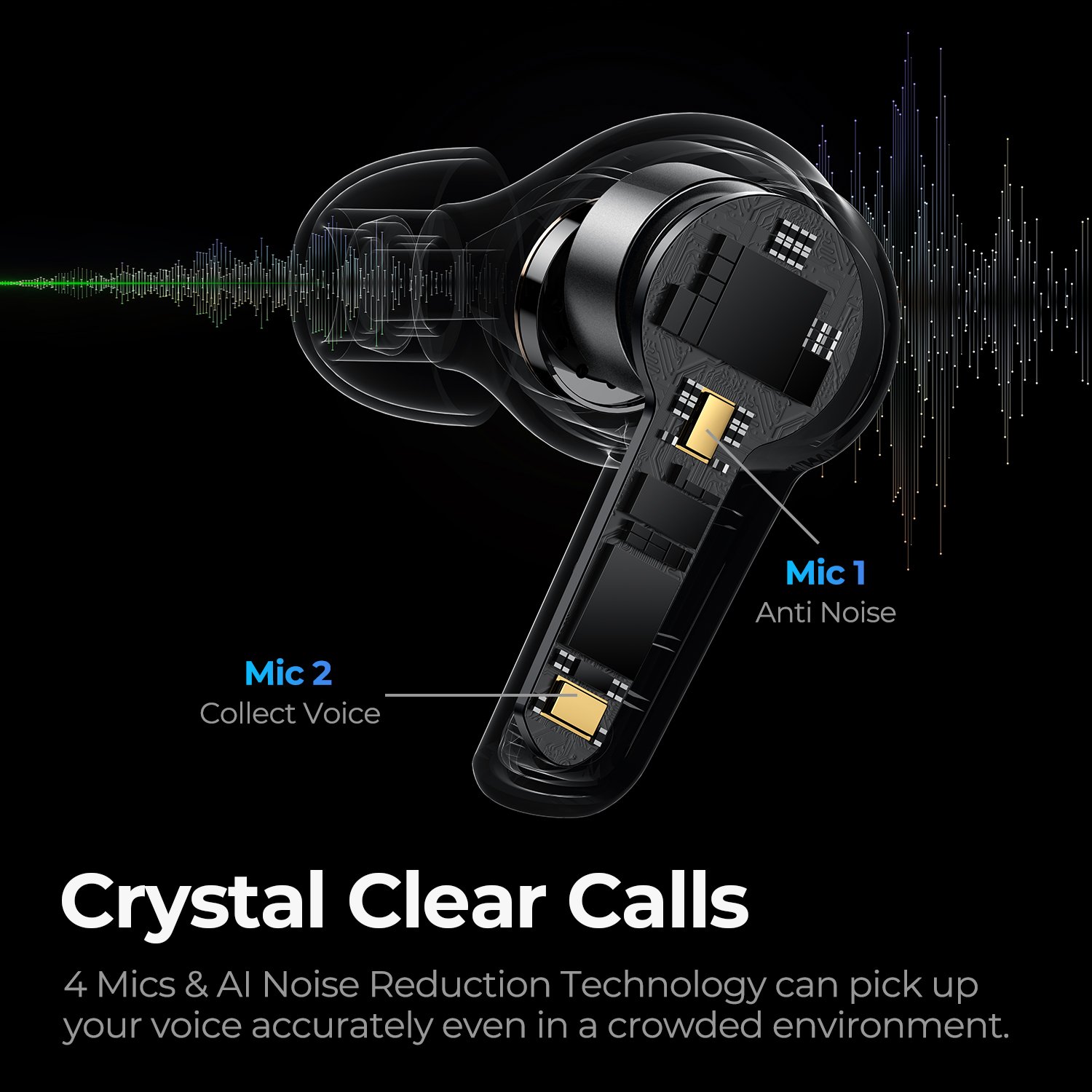 Tai Nghe Bluetooth Earbuds SoundPeats T3 - Hàng chính hãng