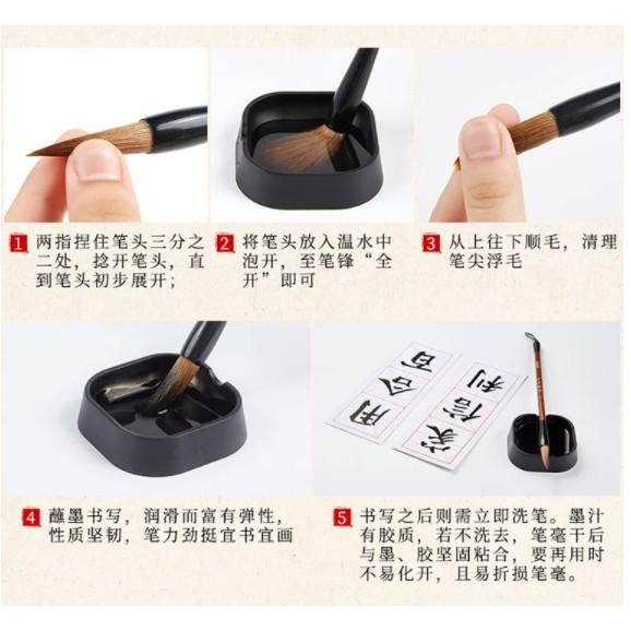 Bộ Combo Bút Viết Thư Pháp, Vẽ Calligraphy, Kanji, Hán Tự, Chữ Nho, Chữ Hàn Baoke - S007