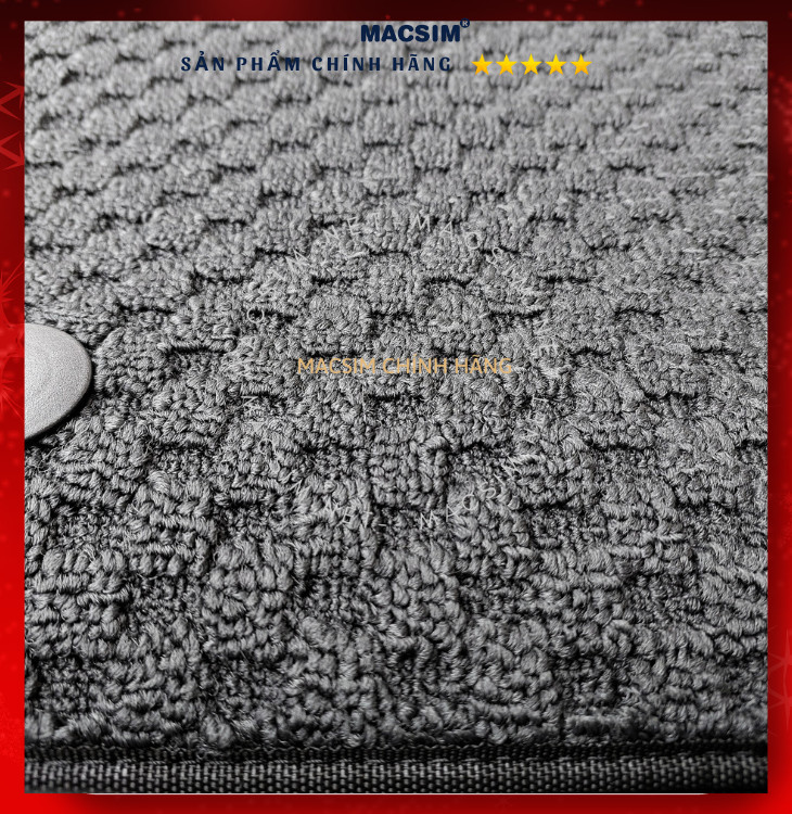 Thảm qd (2 lớp) Peugoet 5008 màu đen Nhãn hiệu Macsim