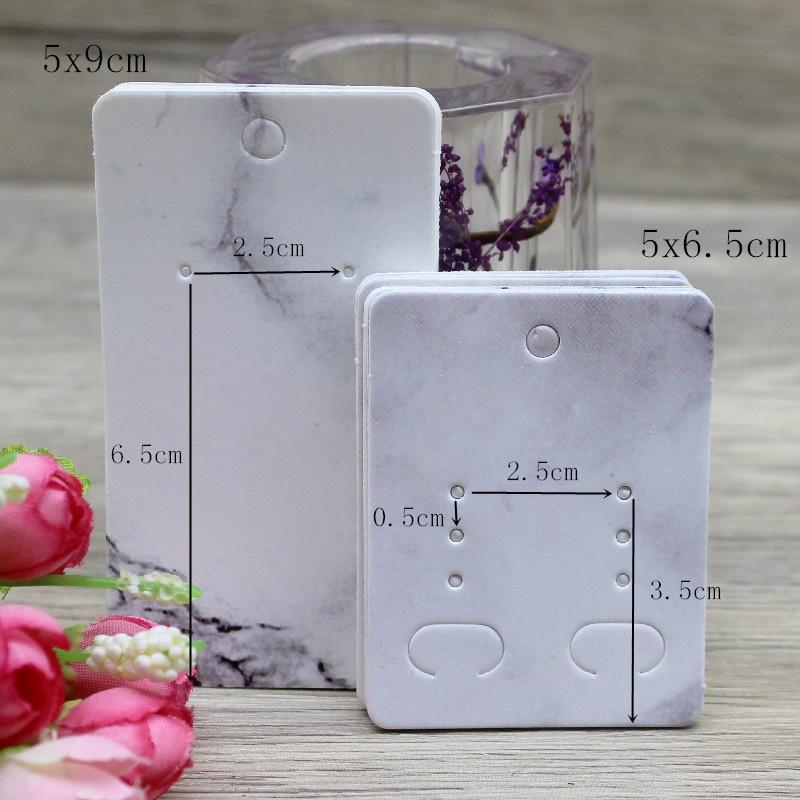 Set 50 Tấm Thẻ Giấy Họa Tiết Vân Đá 5x5/5x9/5x6.5/5x7/6x6cm