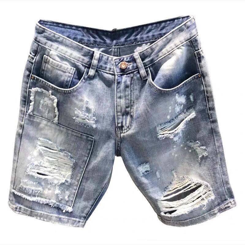 QUẦN SHORT JEAN NAM RÁCH BẠO MẠNH MẼ