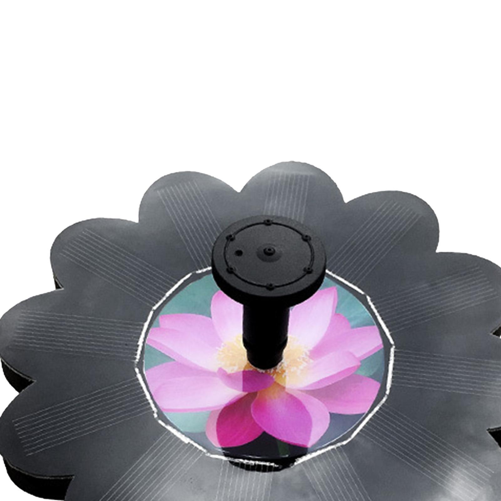 Solar Powered Floating Bird Bath Water Fountain Pump