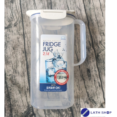 Bình Đựng Nước Lock&lock Spring Jug 2,1L Có Chia Dung Tích, Chất Liệu Nhựa PP, Nắp Có Gioăng Silicone HAP770 - Hàng Chính Hãng