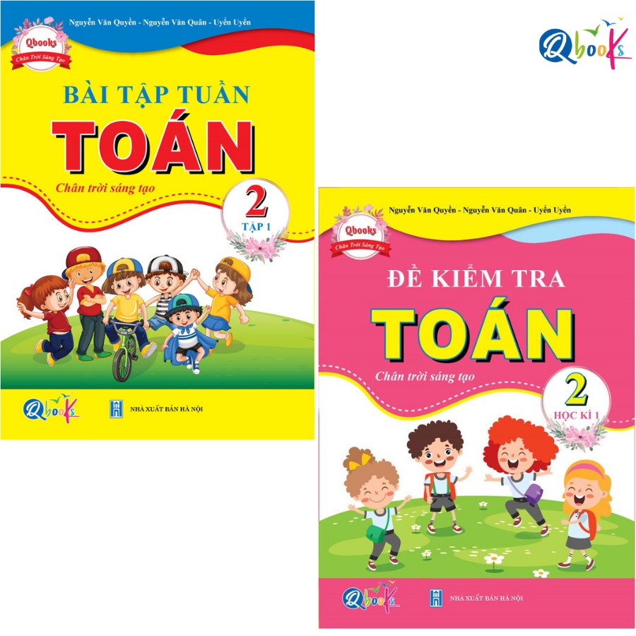 Sách - Combo Bài Tập Tuần và Đề Kiểm Tra Toán Lớp 2 - Chân Trời Sáng Tạo - Học Kì 1