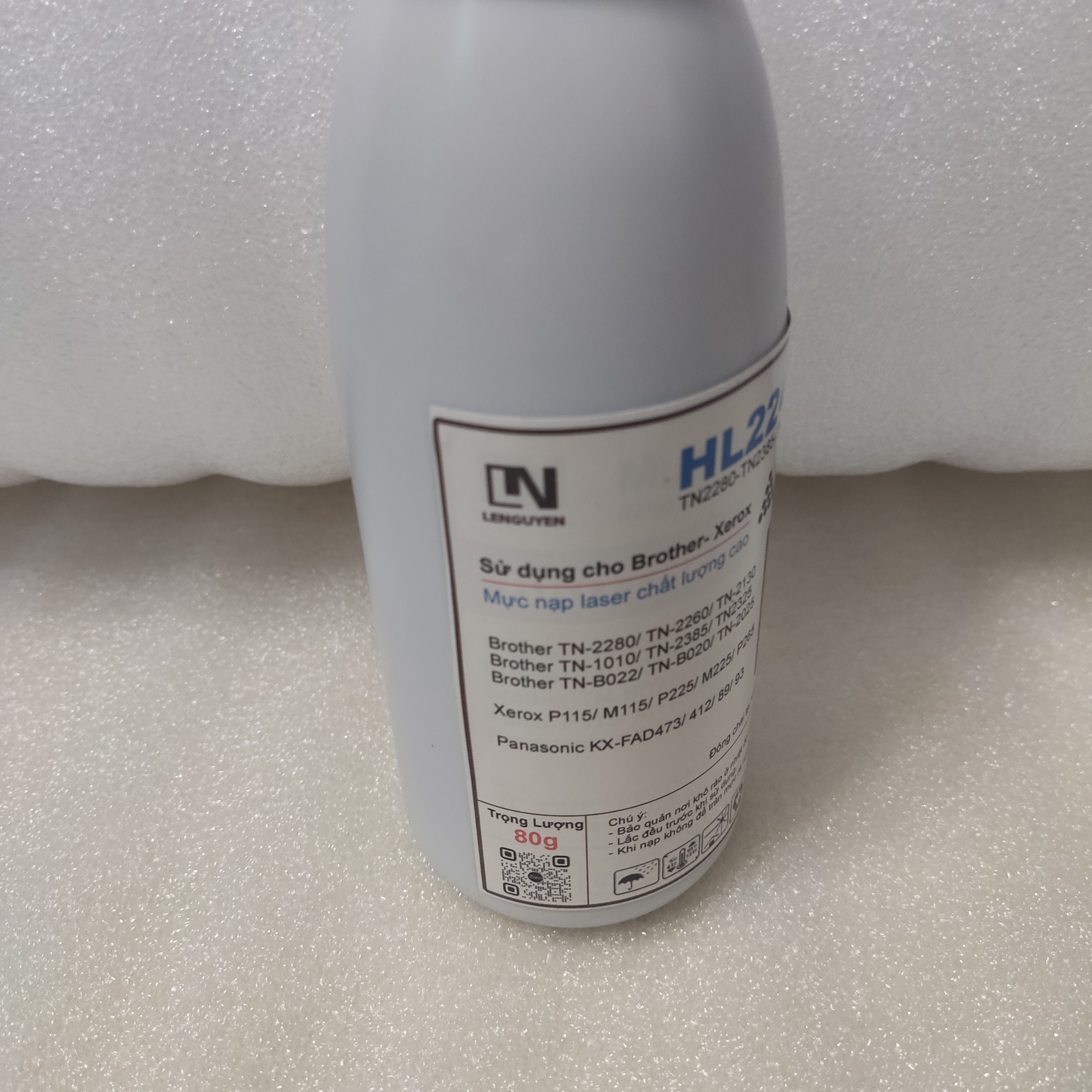 Mực chai HL 2240 dùng cho mực in Brother TN 2385, TN2280, TN1010, TN B022, TN2130, TN2025 Đậm Đẹp, Không bám gạt + Phểu đổ mực
