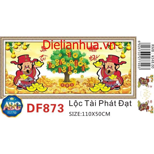 Tranh đính đá Tài Lộc DF873  chưa đính