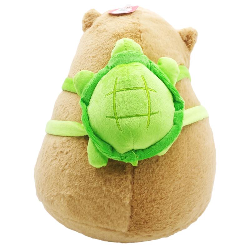 Thú Bông Capybara Đeo Balô Rùa 30 cm - ZooZoo 30210