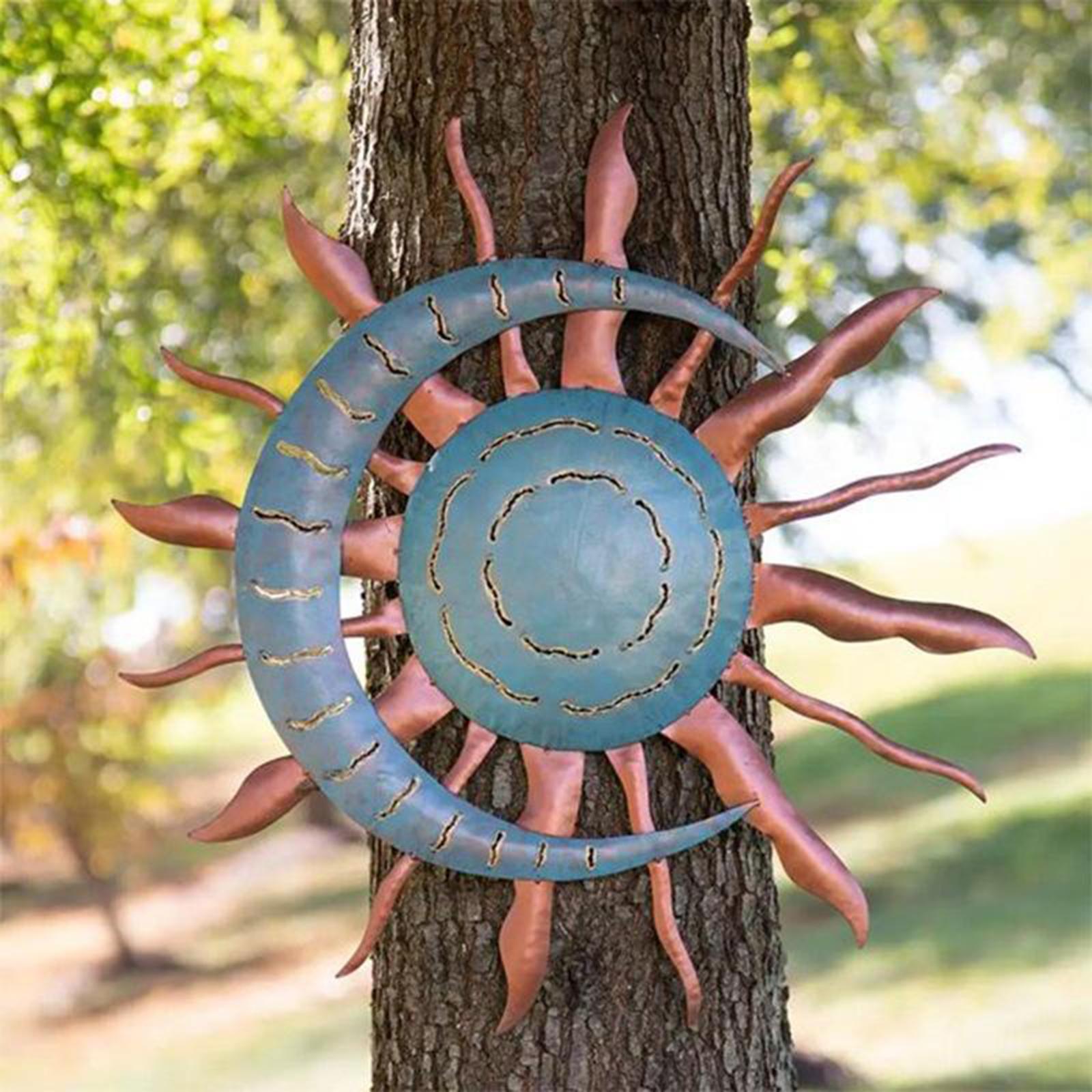 Wall Decoration Wall Hanging Statue Metal Crafts Festival Gifts Ornament Sculpture for Farmhouse Dining Room Balcony