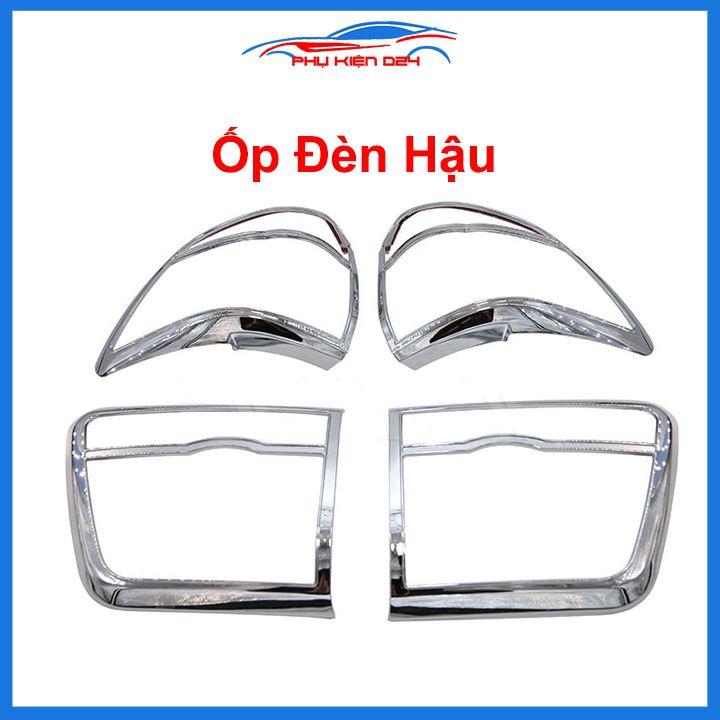 Ốp viền đèn pha hậu mạ crom Fortuner 2012-2016, 2017-2019, 2021-2022 chống trầy trang trí bảo vệ xe