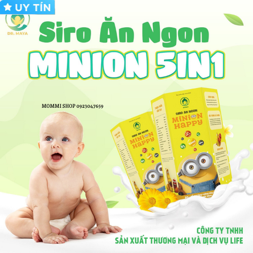 Siro ăn ngon MINION Happy 30 gói - 10ml/gói - Hàng chính hãng - Freeship - T.ố.t nhất cho bé , cung cấp chất dinh dưỡng, giúp bé ăn ngon miệng, tăng cân phát triển