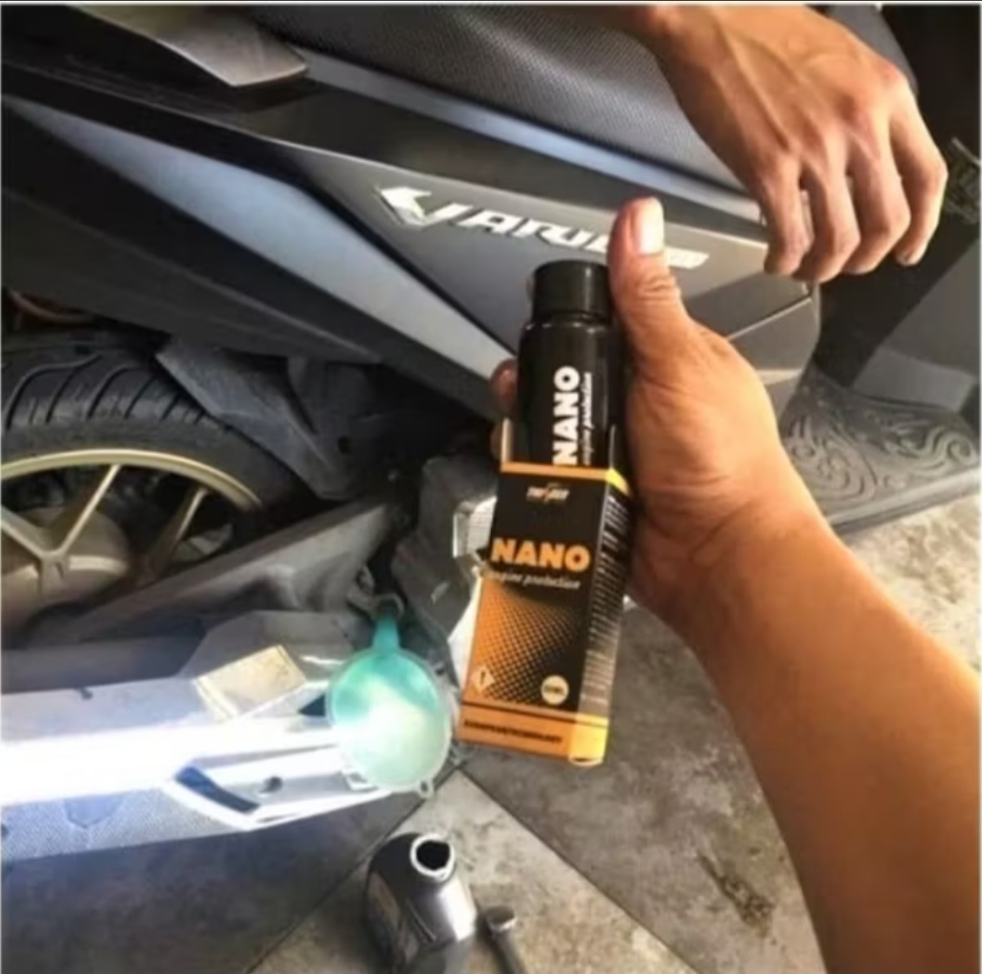 CHAI DUNG DỊCH NANO PHỤC HỒI BẢO VỆ ĐỘNG CƠ XE MÁY MẪU MỚI