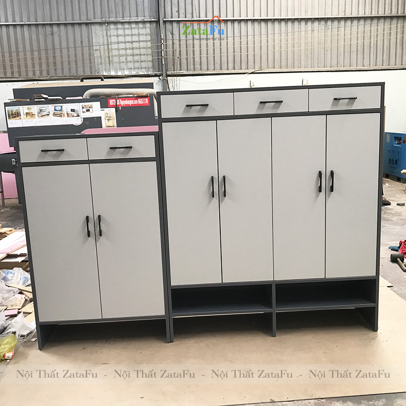 Tủ Giày Lớn Dùng Gỗ MDF Lõi Xanh Chống Ẩm TGIAY-10