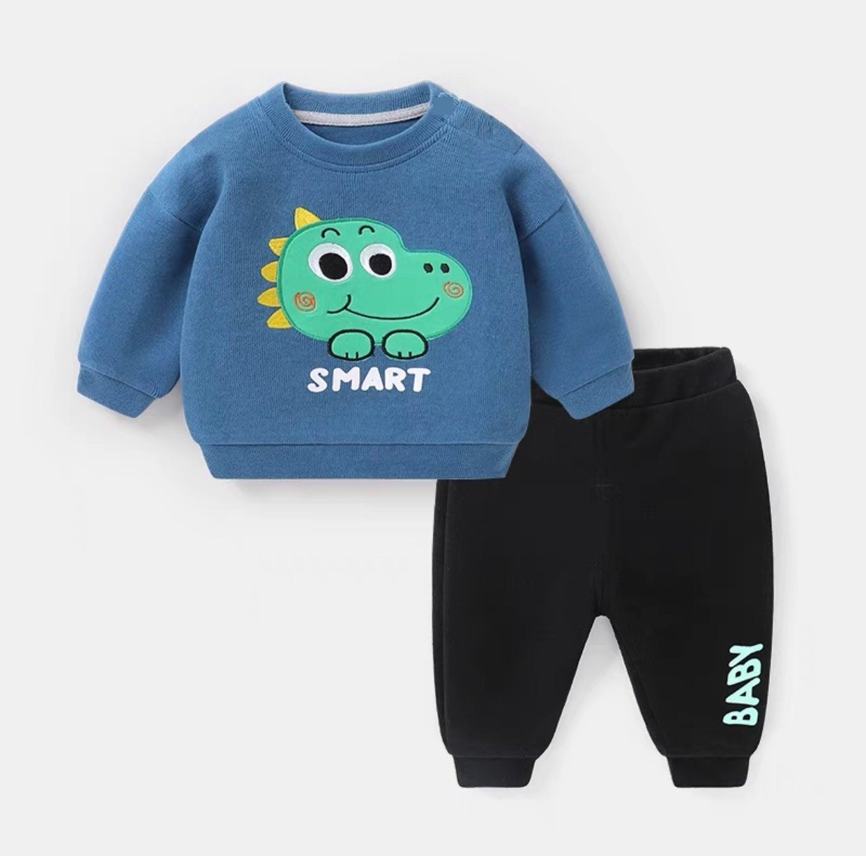 Bộ sweater, bộ dài thu đông cao cấp bé trai, bé gái size 5-21kg