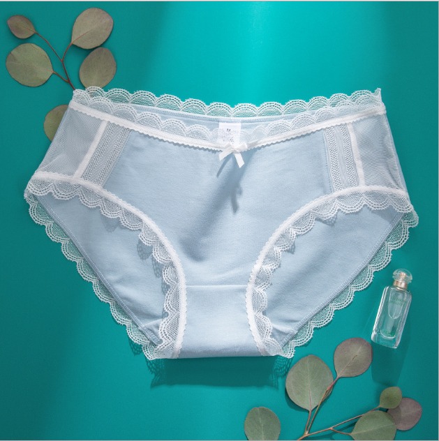 Combo 2 quần lót cotton phối ren trẻ trung, năng động LYEQ009