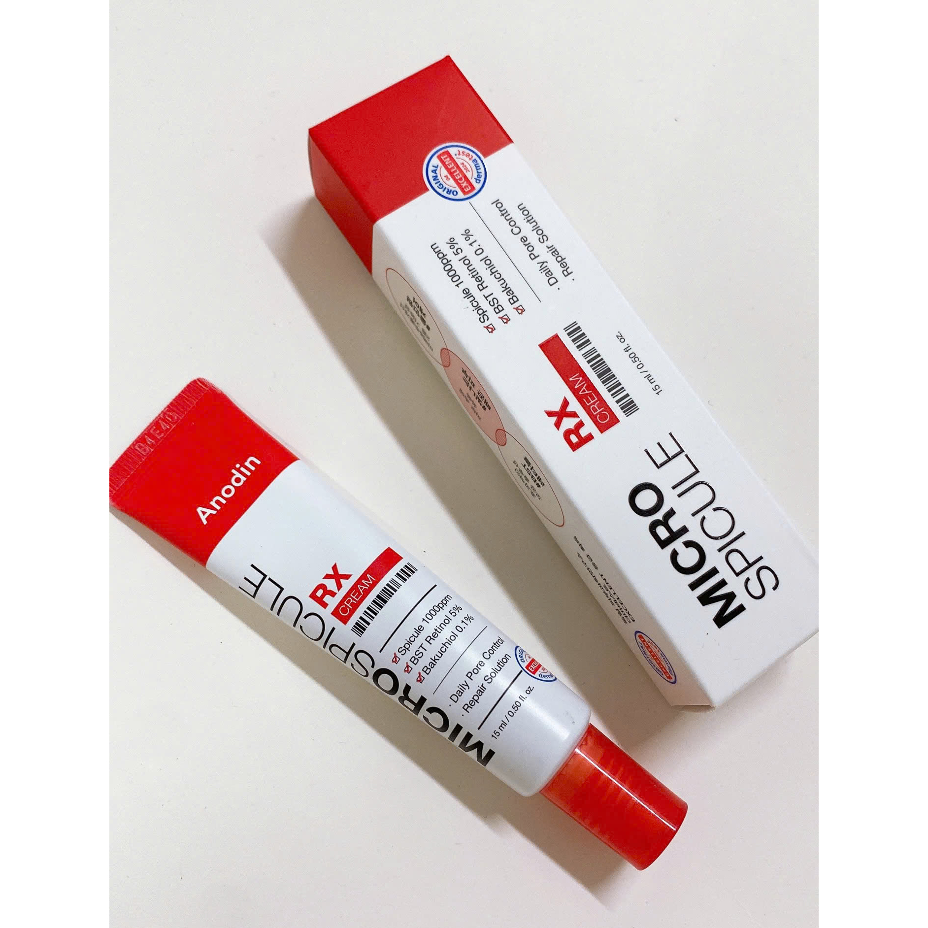 Kem dưỡng trẻ hóa da vi gai Anodin Micro Spicule RX Cream căng bóng da Hàn Quốc 15ml