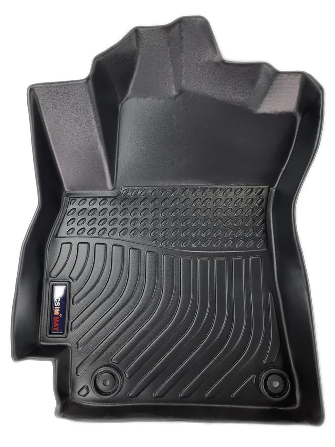 Thảm lót sàn xe ô tô Hyundai Elantra 2017- nay Nhãn hiệu Macsim chất liệu nhựa TPE cao cấp màu đen