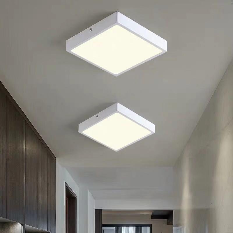 Đèn led ốp trần ĐÈN ỐP TRẦN NỔI 18W TRÒN VUÔNG Trắng, Vàng