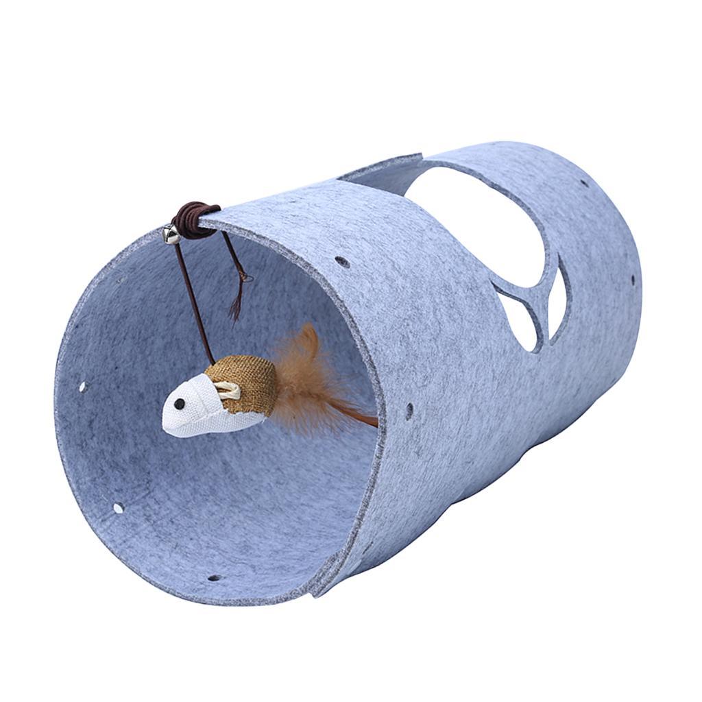 Pet Cat Kitten Tunnel Collapsible Cat Tunnel for Cat Kitten Indoor Play