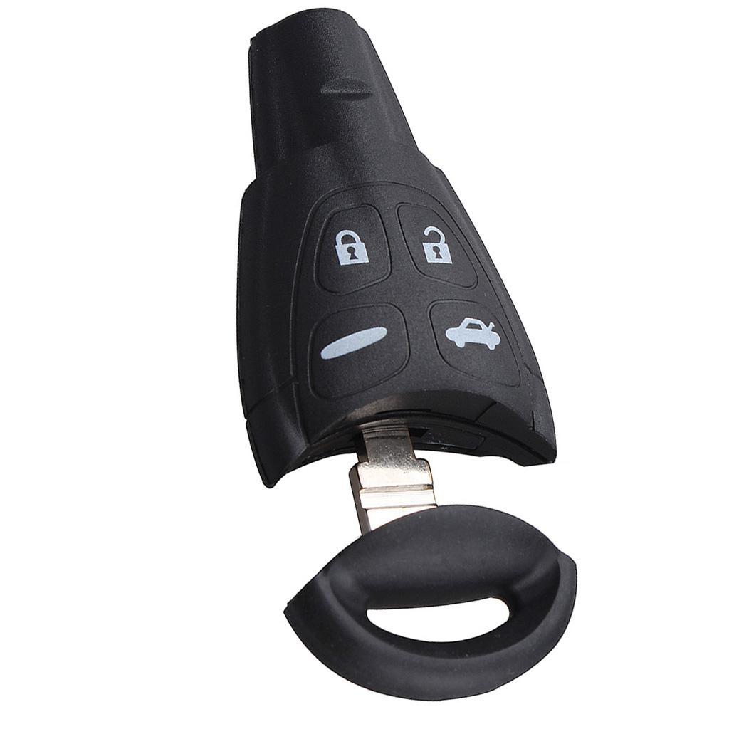 4 Button Pad Remote Key Fob uncut for 95 9-3 9-5