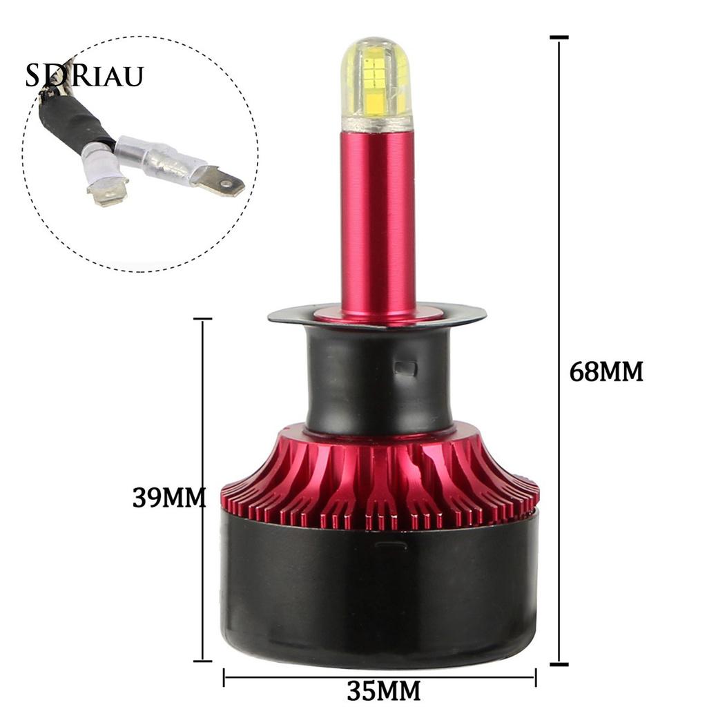Set 2 Bóng Đèn Pha H1 H4 H7 H11 8w 6500k Cho Xe Hơi