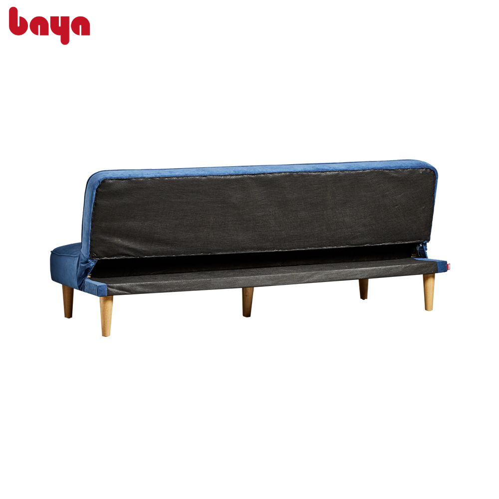 Sofa Giường BAYA GINA Làm Từ Gỗ Cao Su, Gỗ Ván Ép Có Độ Bền Cao, Chất Liệu Vải Mềm Cùng Nệm Mút Có Độ Cứng Và Đàn Hồi Vừa Phải, Mang Đến Cảm Giác Êm Ái, Thoải Mái