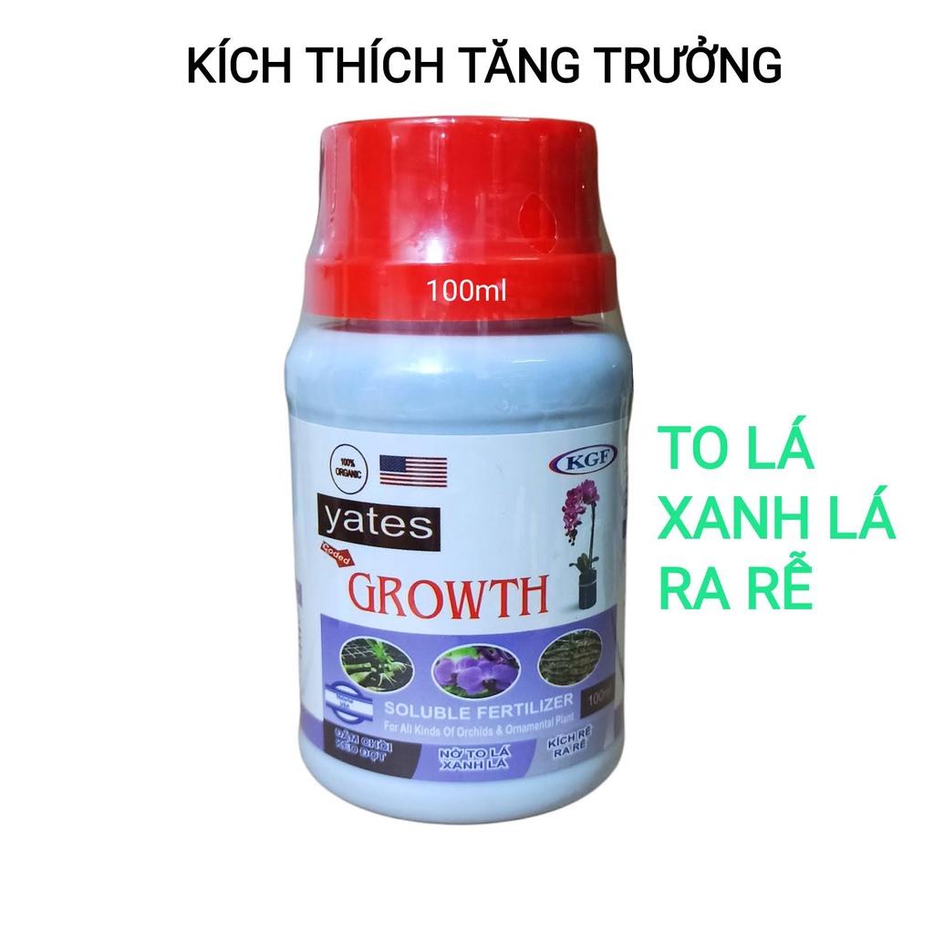 Phân bón Organic 100% GROWTH - USA 100ml Siêu tăng và dài thân đọt Lan và các loại cây cảnh