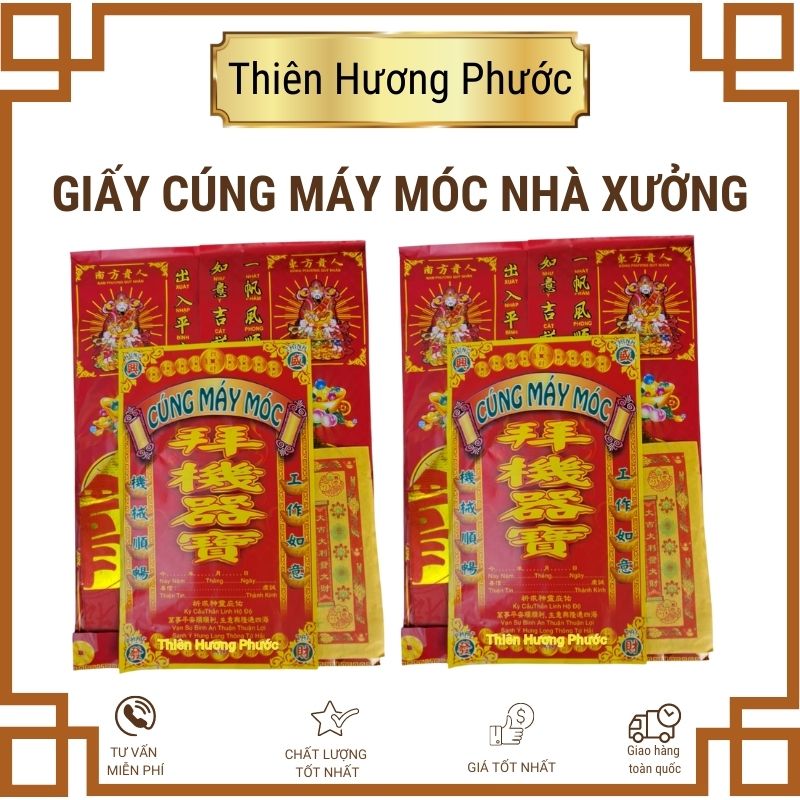 Giấy cúng khai trương cao cấp