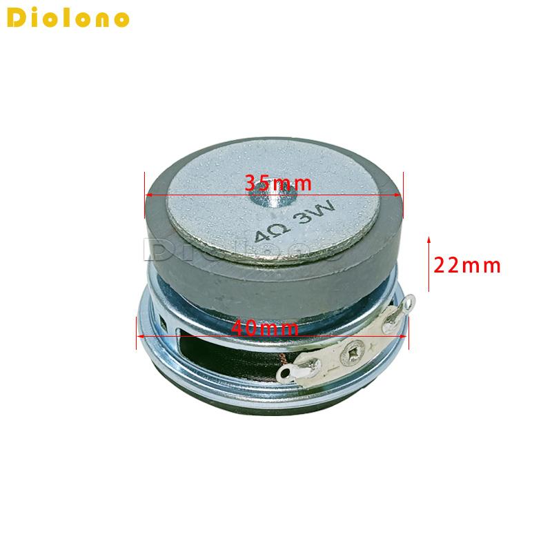 4R 3W loa âm thanh 40mm 1.5 inch loa 36mm Mũ đen từ ngoài PU cạnh cho BT Color: 10pcs Speaker