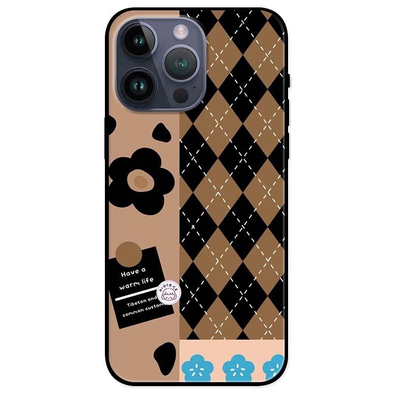 Ốp lưng dành cho Iphone 14 - Iphone 14 Plus - Iphone 14 Pro - Iphone 14 Pro Max - Hoa Nền Sọc