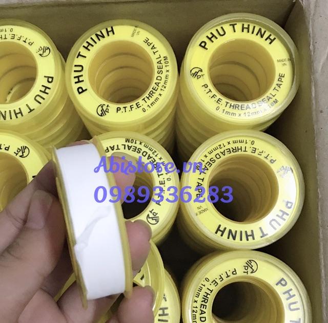 10 CUỘN BĂNG TAN, CAO SU NON VIỆT NAM PHÚ THỊNH 10m dai, dày giá rẻ