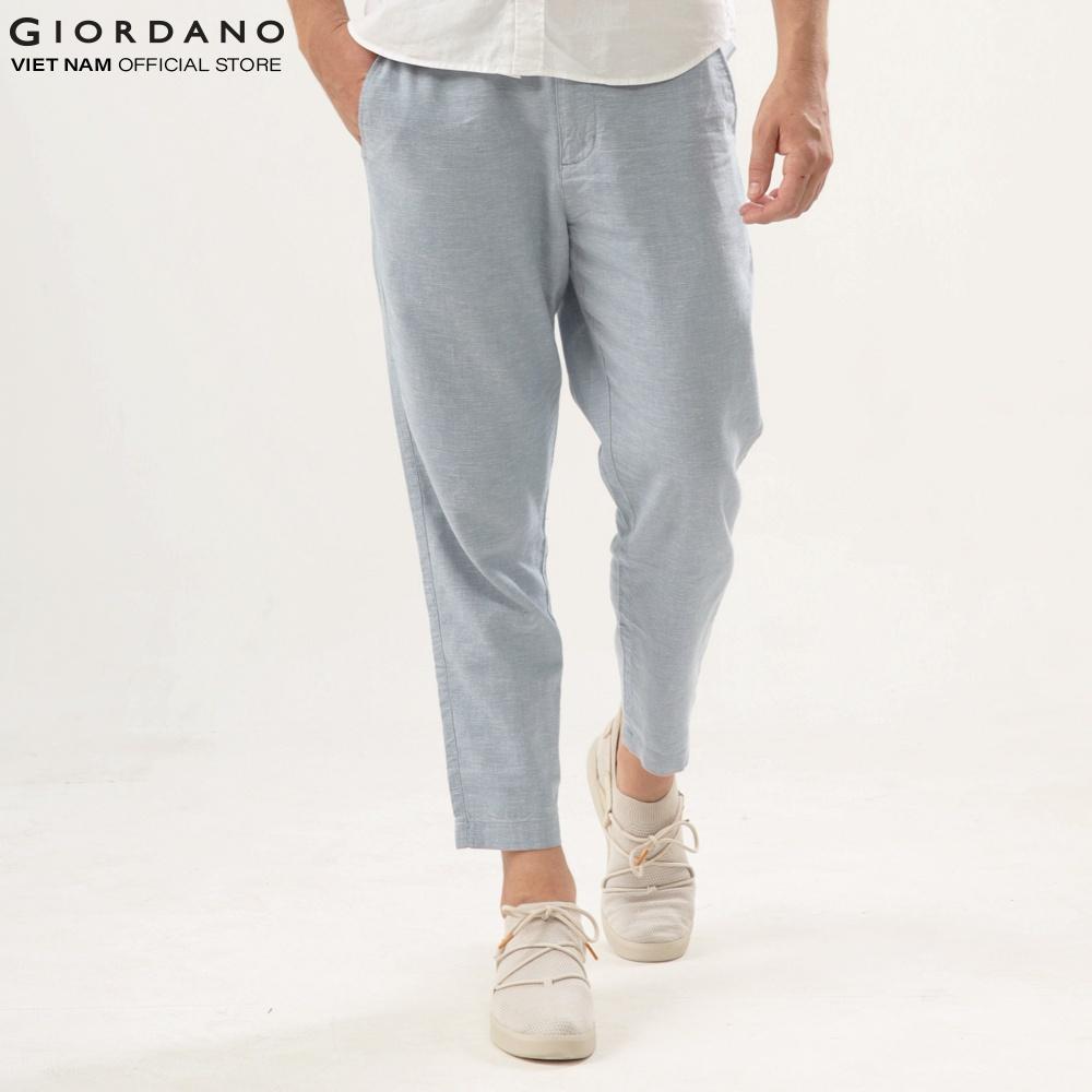 Quần Lửng Linen Nam Giordano 01121202