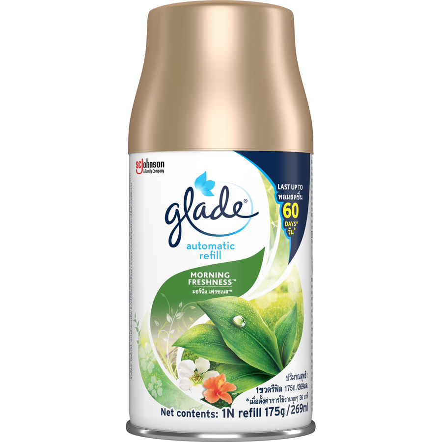 Chai Xịt Phòng Thay Thế Vào Máy Xịt Phòng Tự Động Glade - Hương Sớm Mai