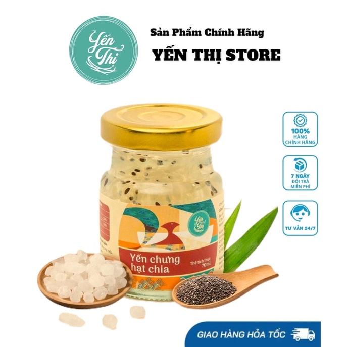 Yến Thị- Chưng Hạt Chia-Hũ Chưng Sẵn-30% Yến-70ml