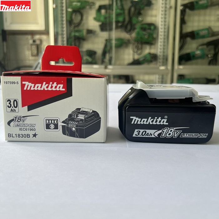 Pin MAKITA 18V 3.0Ah BL1830B 197599-5 Hàng Chính Hãng