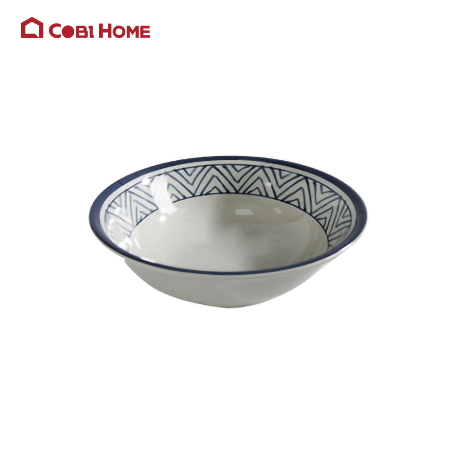 Tô tròn đựng canh tạo kiểu miệng rộng bằng melamine cao cấp
