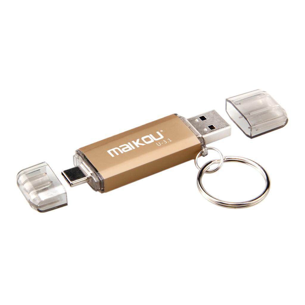 2 in 1 USB 3.0+Type C OTG Flash Drive Memory Stick High Speed