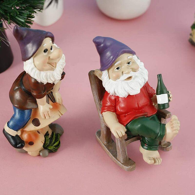 Trang Trí Sân Vườn Giáng Sinh Với Tượng Vườn Nhựa Hài Hước Khu Vườn Gnome Cho Khu Vườn Gia Đình Ngoài Trời Trẻ Em Bé Trai Bé Gái