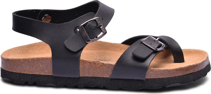 Giày Sandal Nữ Xỏ Ngón Đen Đế Trấu HuuCuong 2133