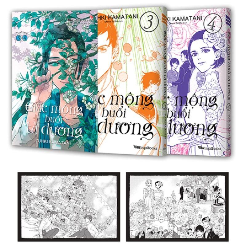Boxset Giấc Mộng Buổi Tà Dương - Tập 3 + 4 - Tặng Kèm 2 Postcard