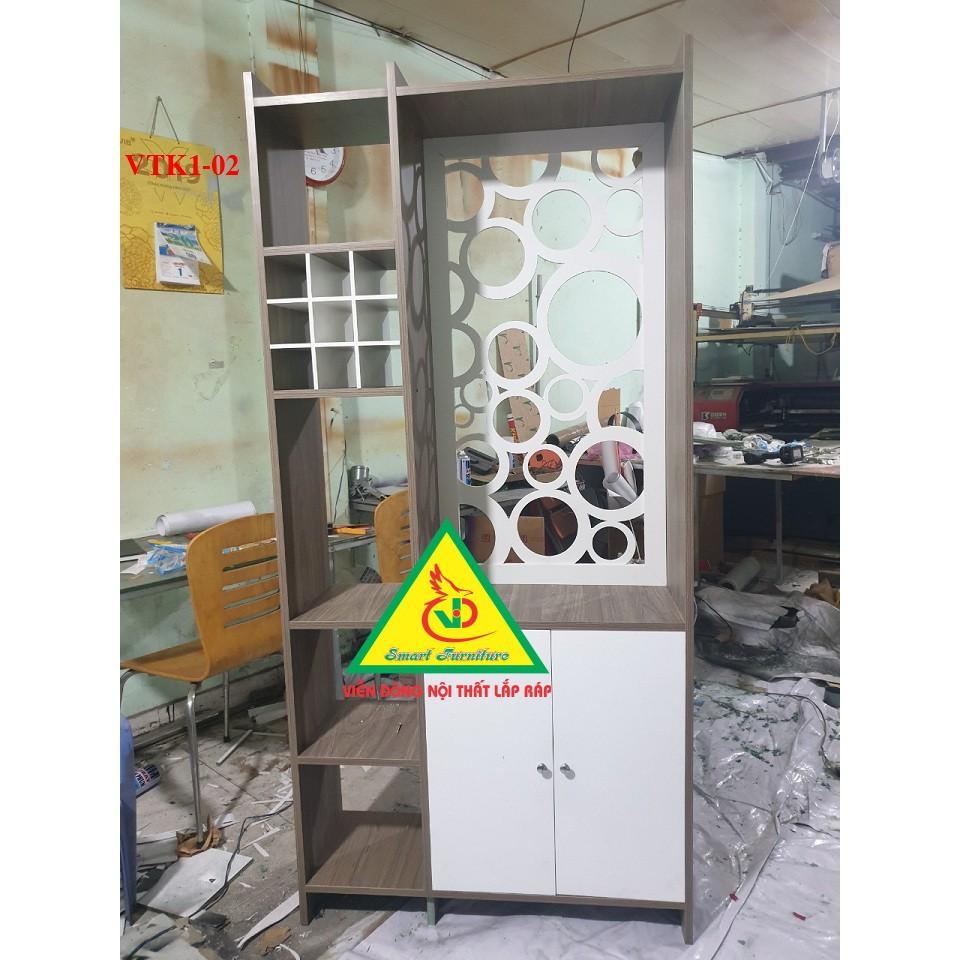 TỦ KỆ VÁCH NGĂN VTK1-01 - Nội Thất Lắp Ráp Viendong Adv