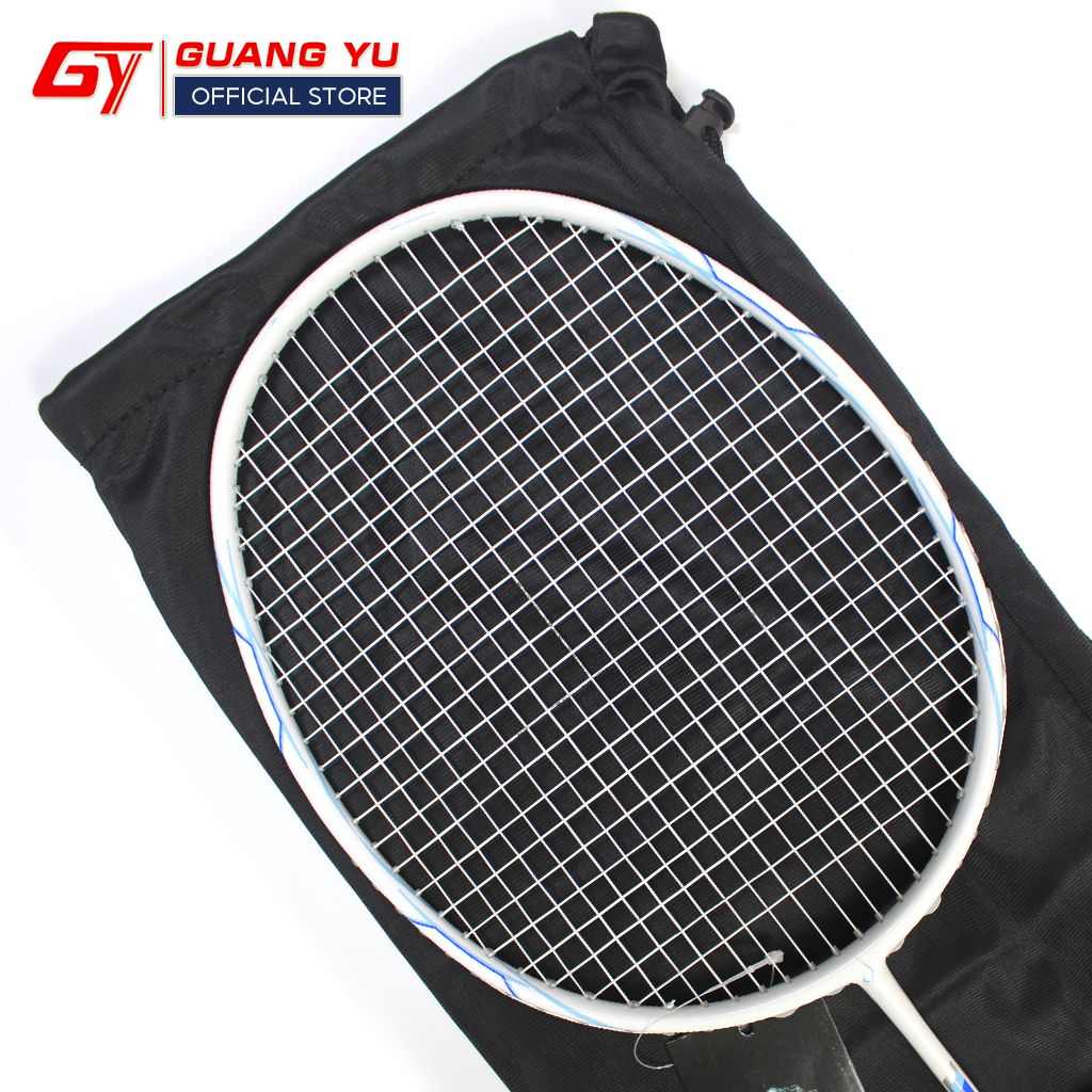 Vợt Cầu Lông  7U Siêu Nhẹ Khung CARBON, Vợt Thiên Tấn Công Lưới Căng Sẵn 9,5KG - V04